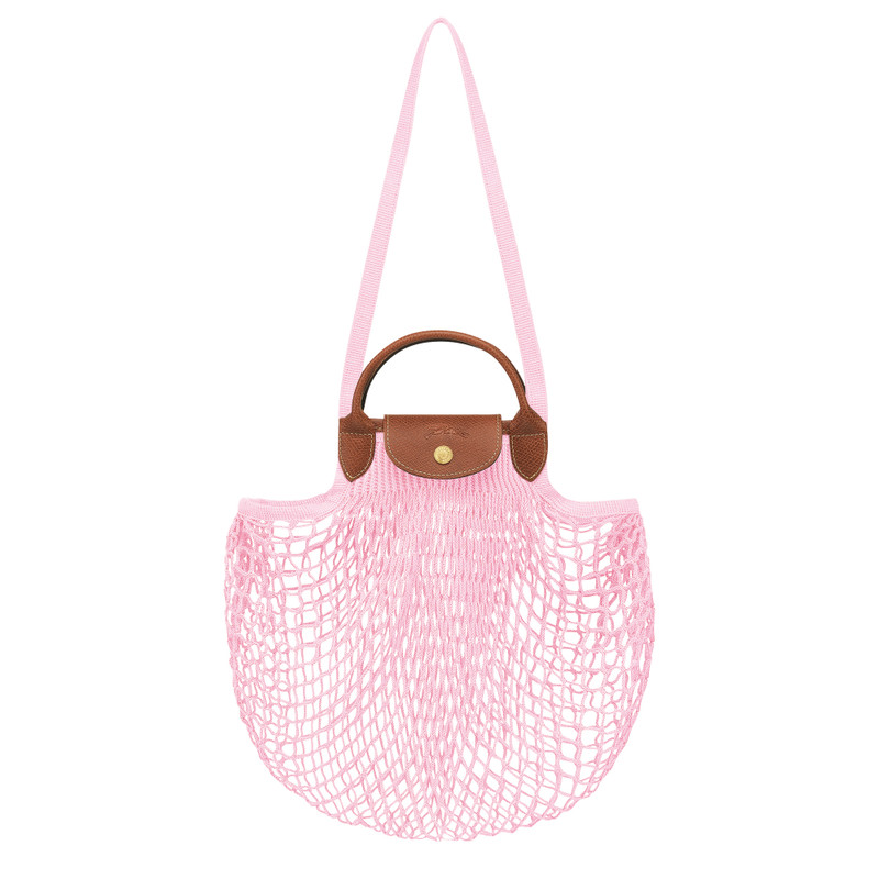 Le Pliage filet L Mesh bag Pink - Canvas 1