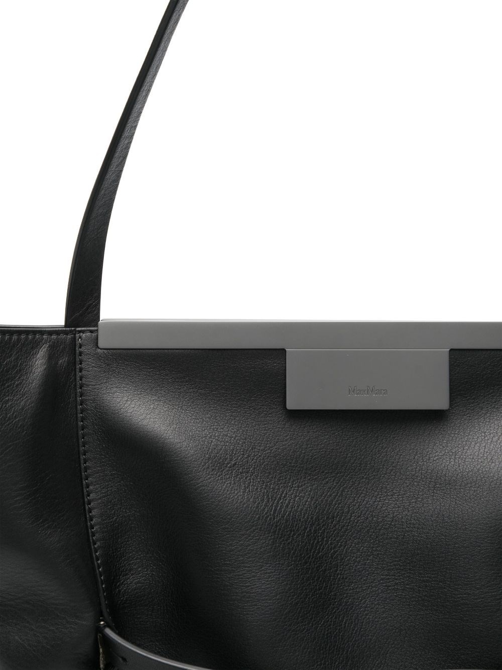 Leather clutch bag - 5