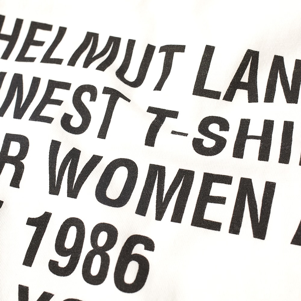 Helmut Lang Text Print Logo Tee - 2