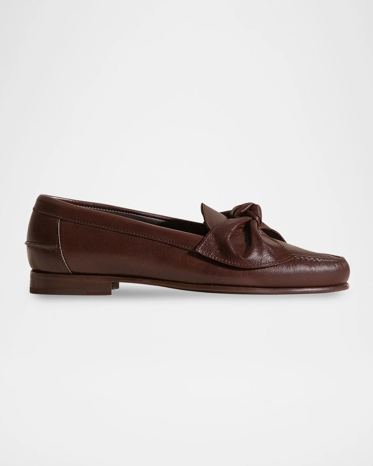 Corbati Bow Leather Loafers - 1