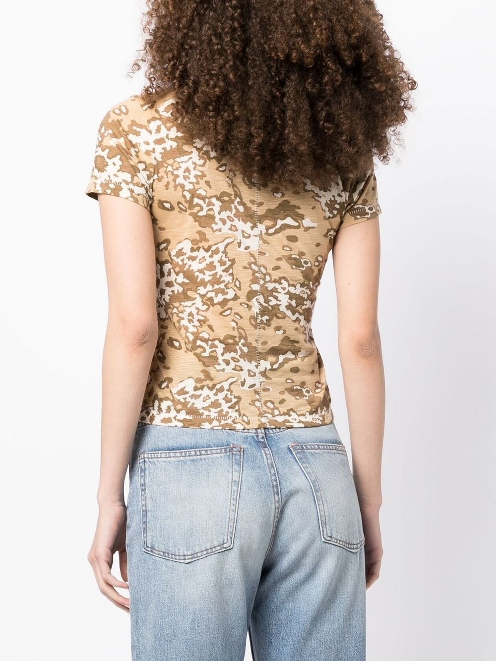 camouflage-print short-sleeved T-shirt - 4