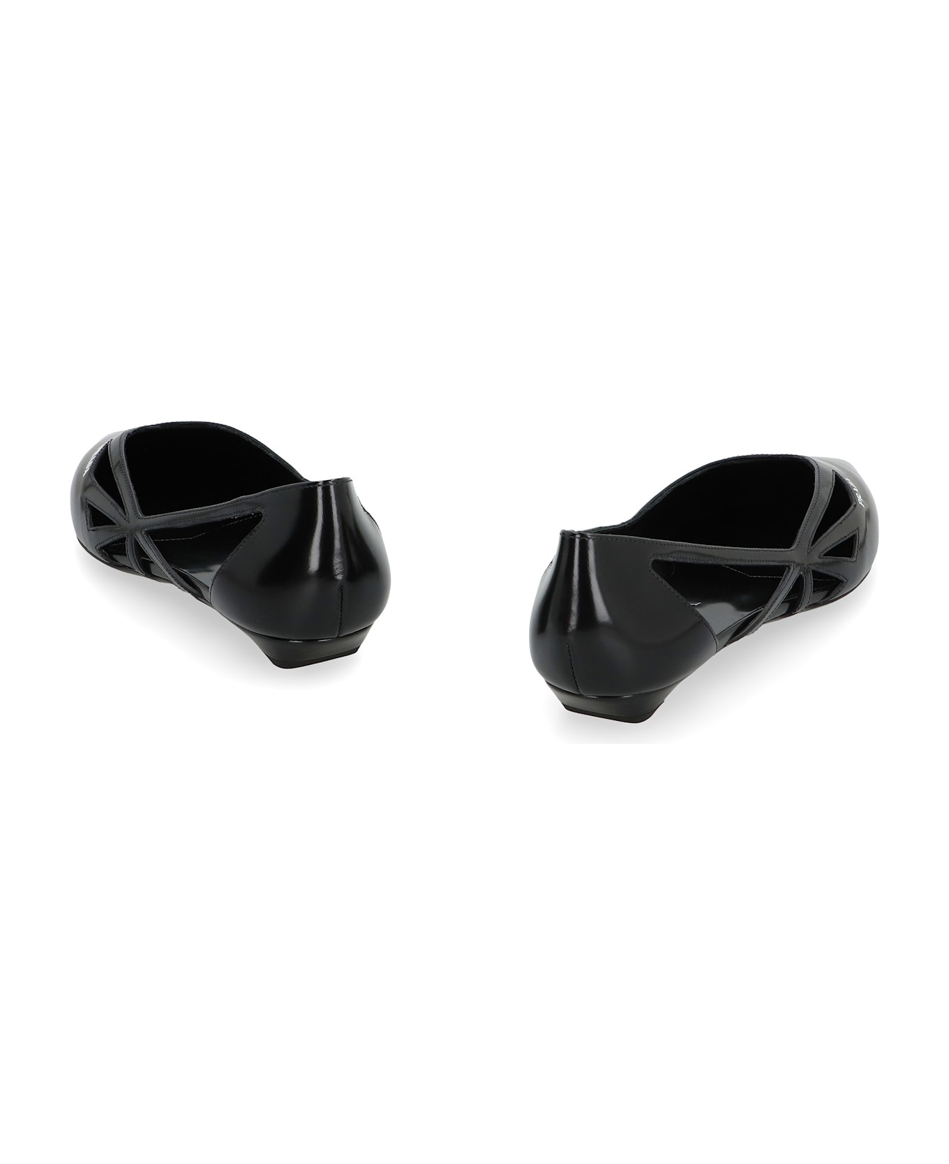 Leather Ballet Flats - 4