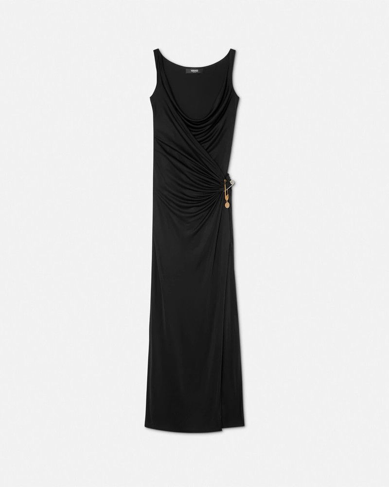 Safety Pin Gathered Gown - 1