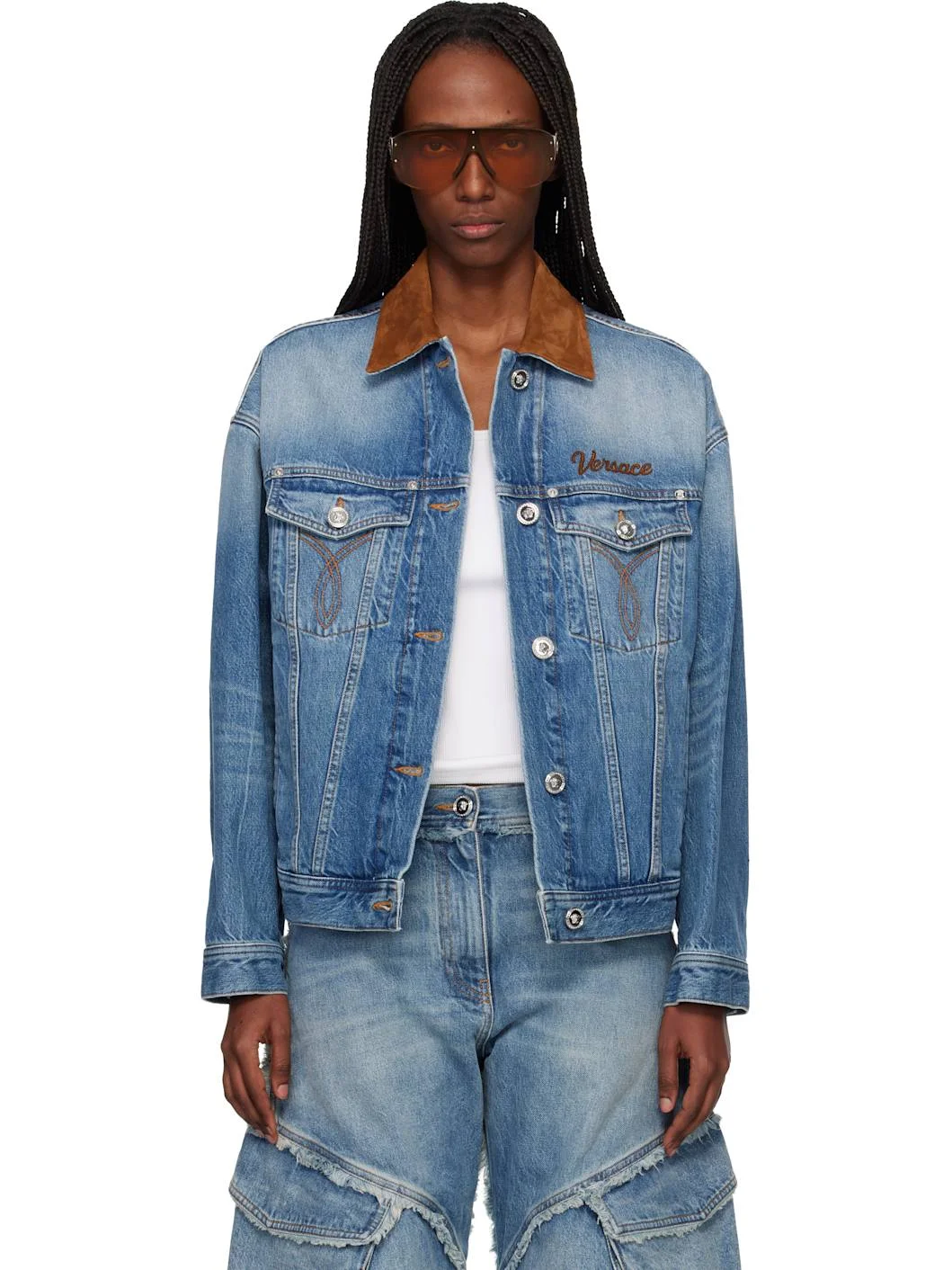 Blue Trucker Denim Jacket - 1