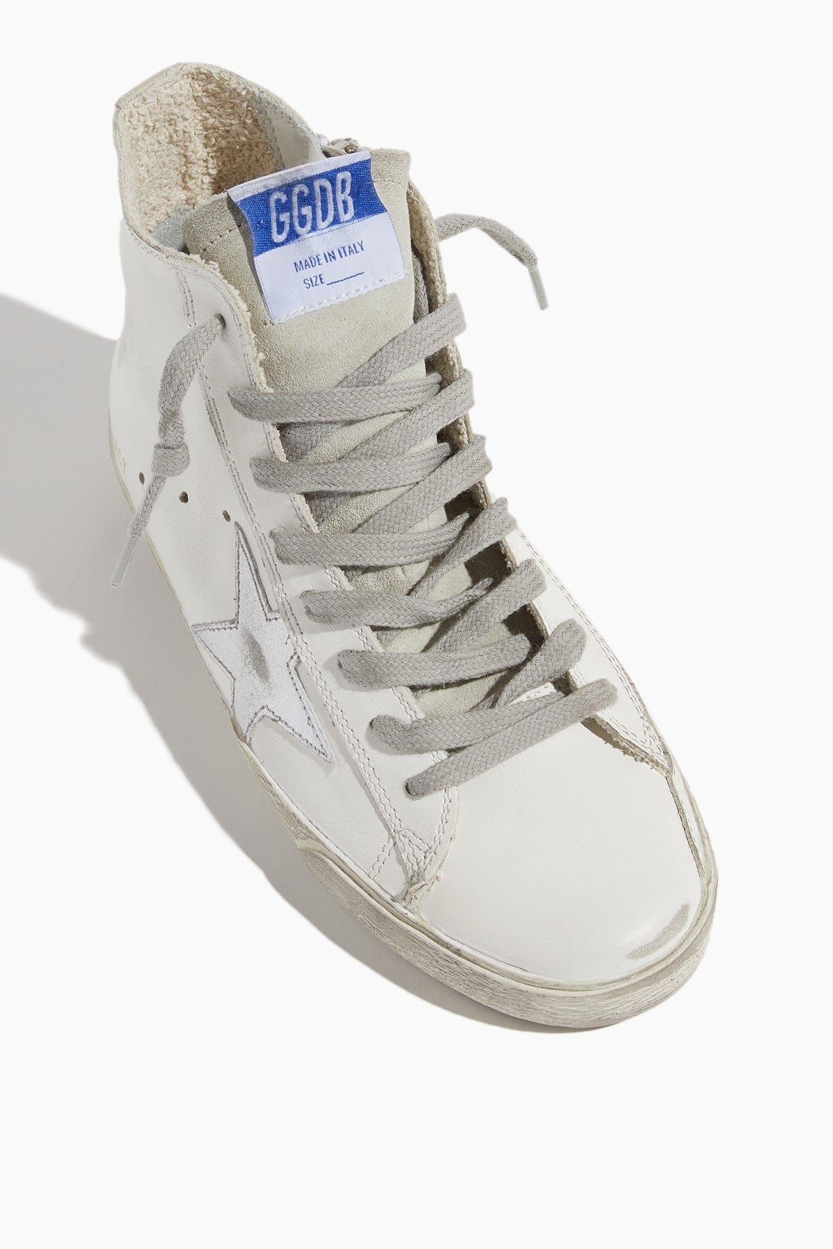 Francy Sneaker in White/Silver/Milk - 4
