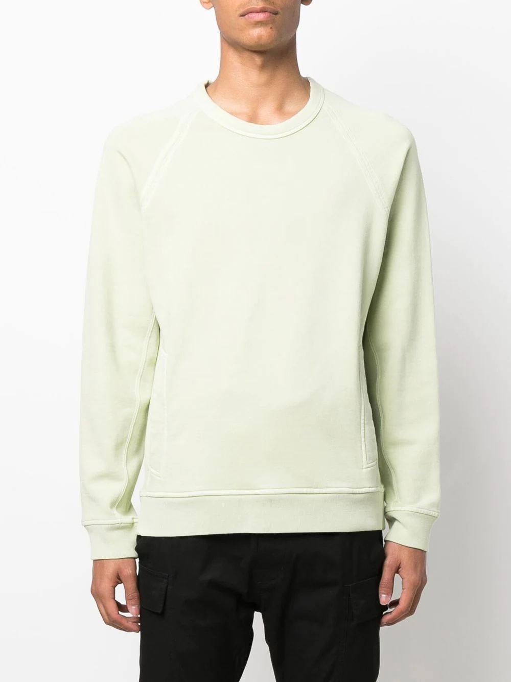 logo patch crew-neck sweatshirt - 3