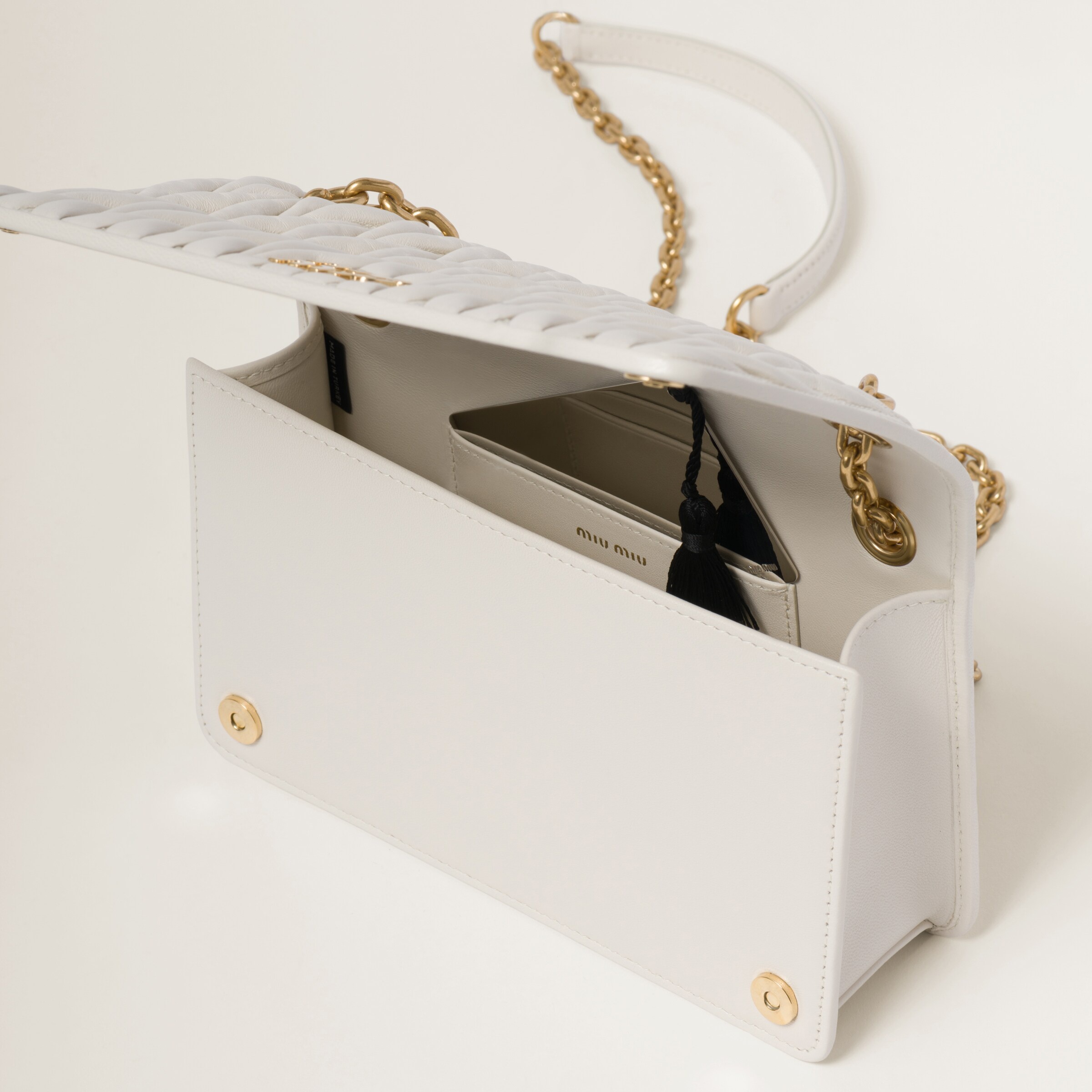Matelassé nappa leather mini-bag - 6