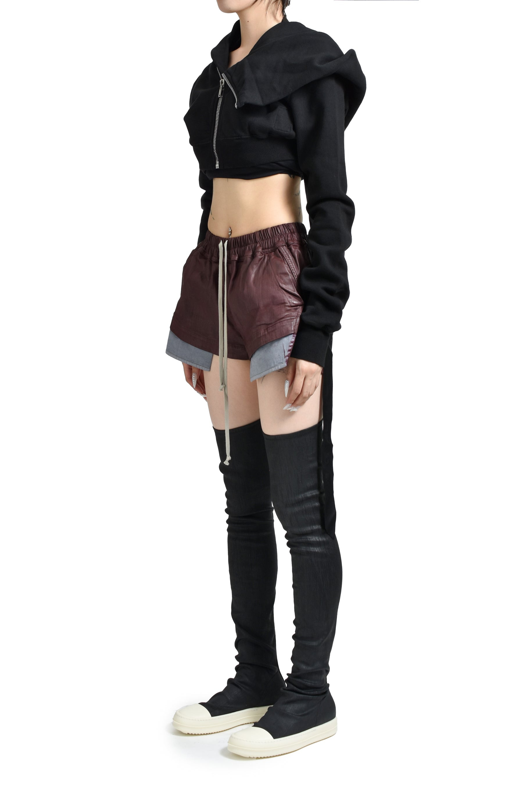 MICRO MOUNTAIN HOODIE / BLACK - 4