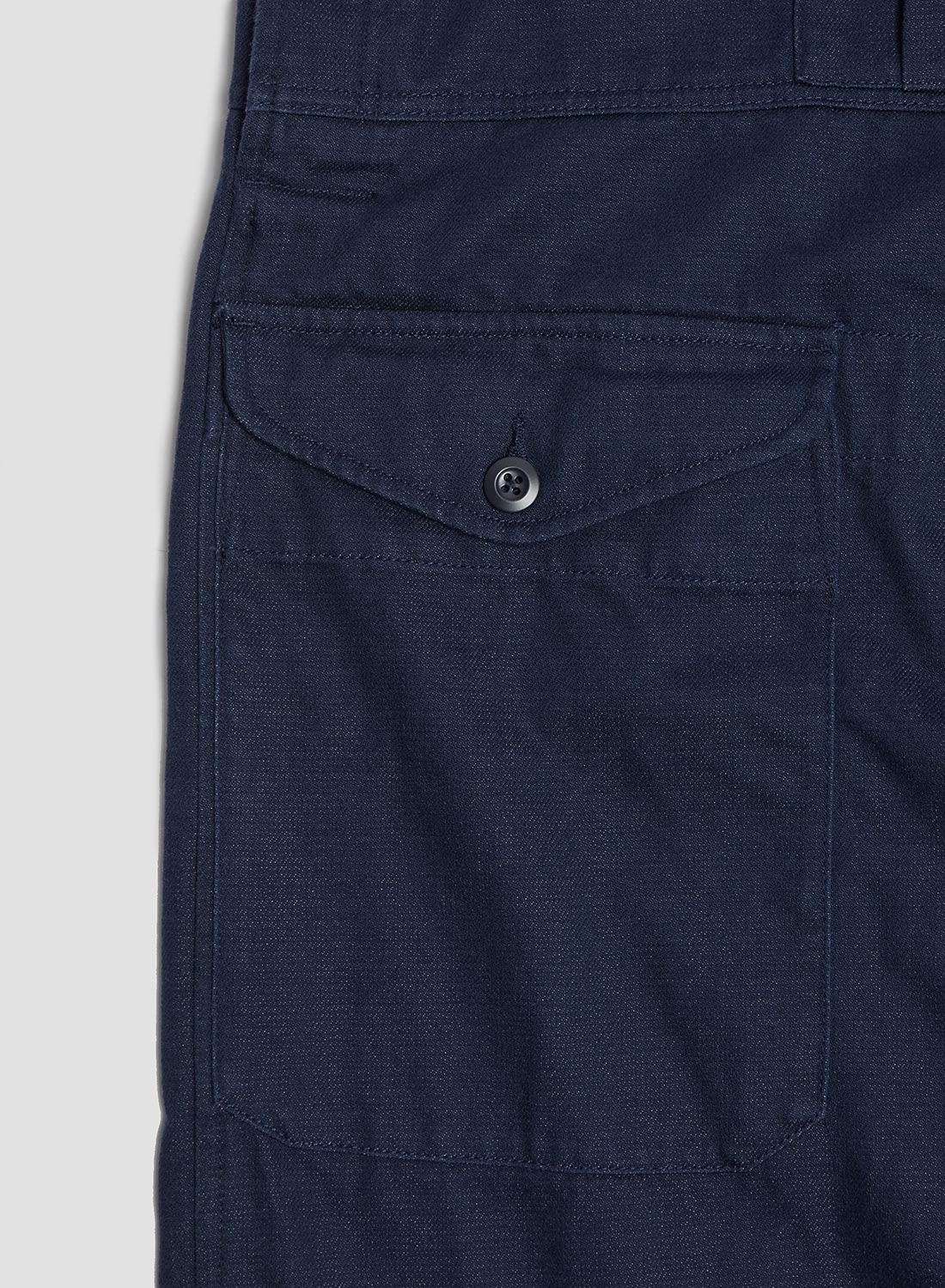 Railway Dungaree Heavy Cotton in Black Navy - 8