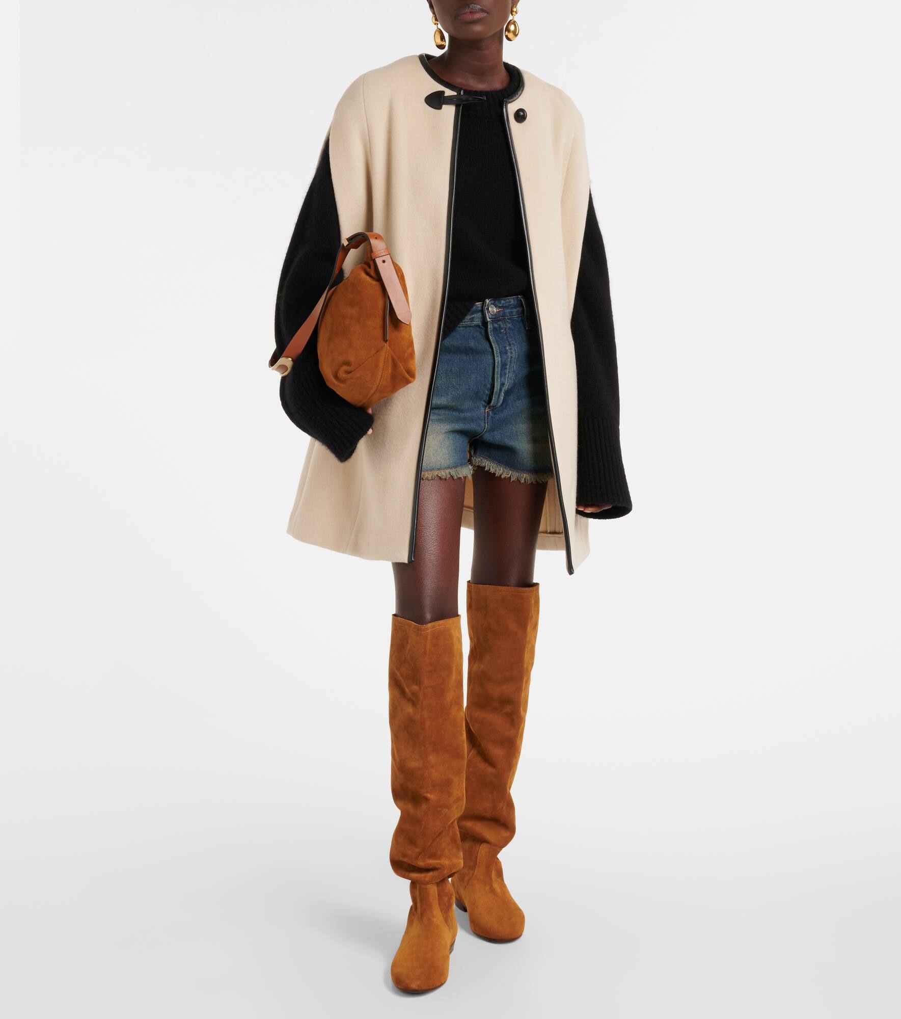 Solya suede knee-high boots - 3