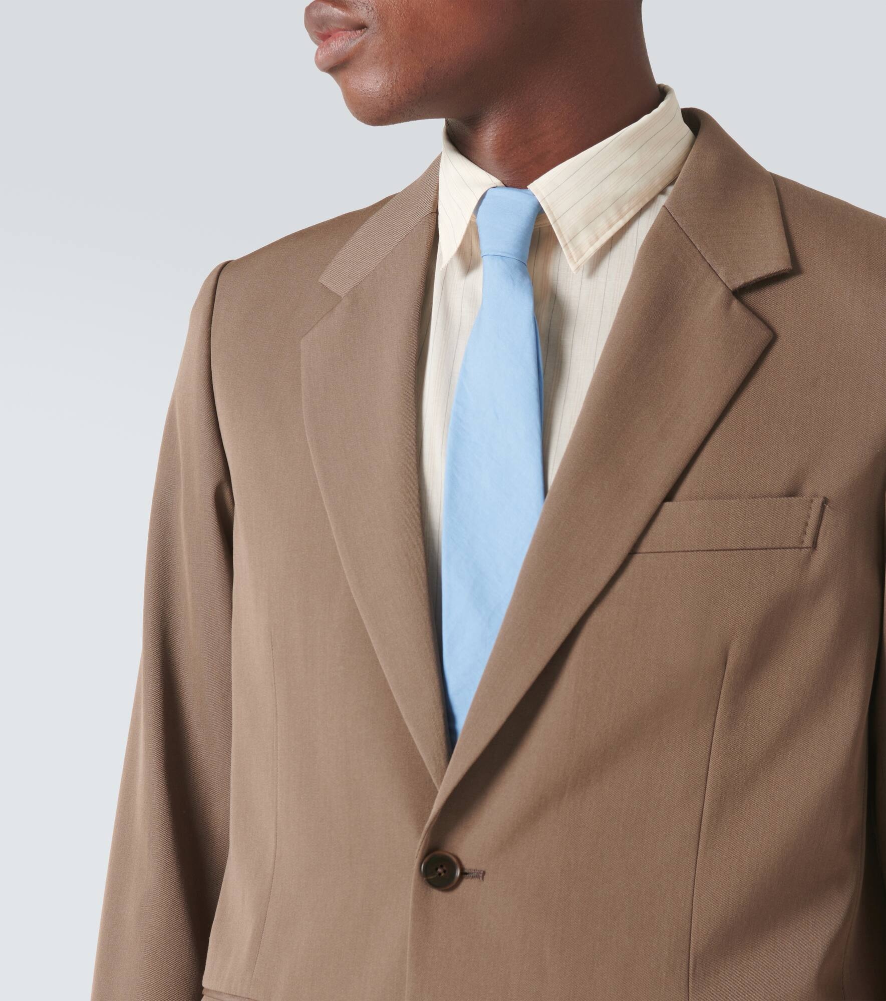 Wool gabardine blazer - 6
