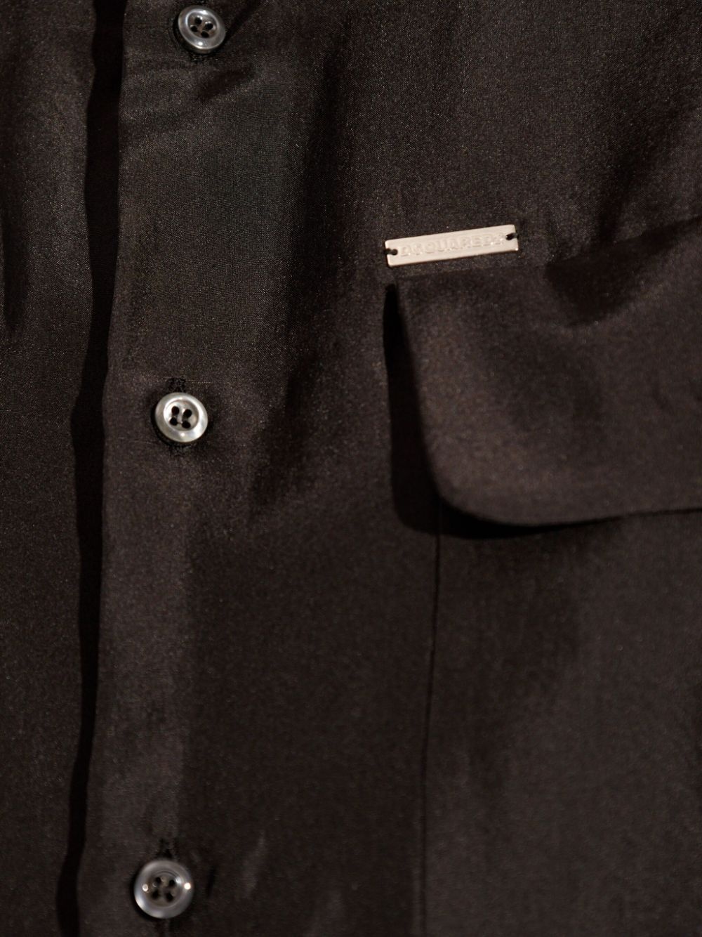 silk button up shirt - 5