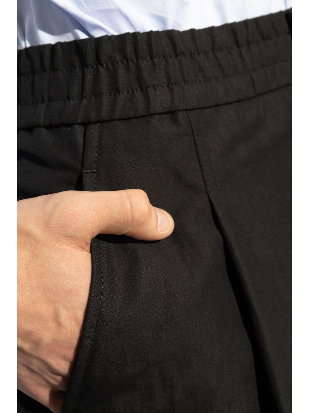 pleat-detail trousers - 5