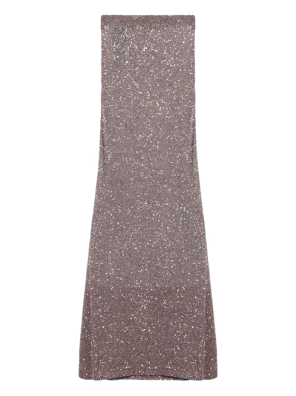 glitter-detailing skirt - 7