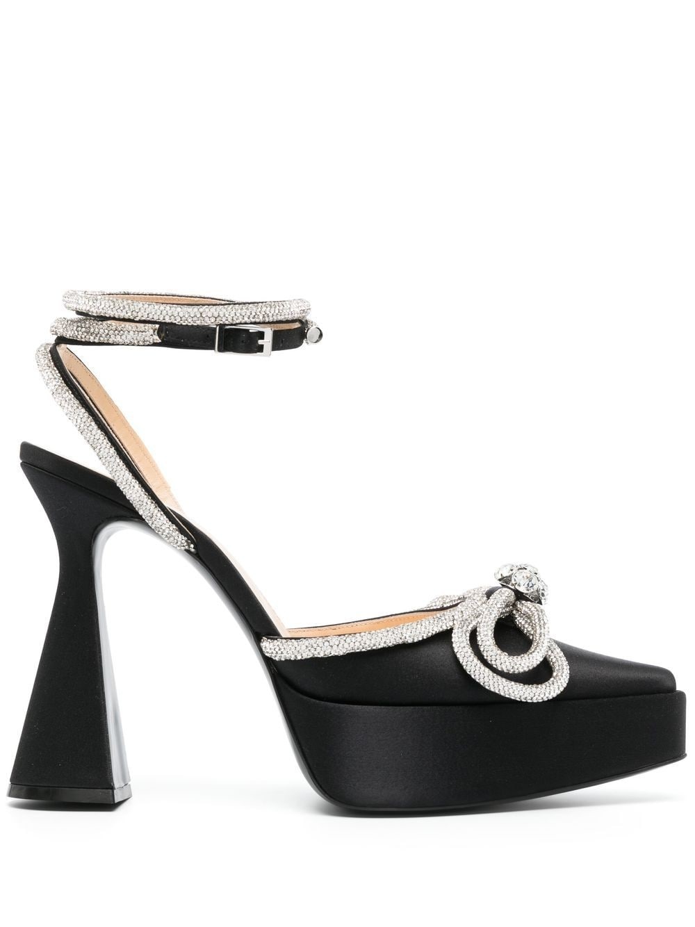 crystal-embellished 145mm pumps - 1