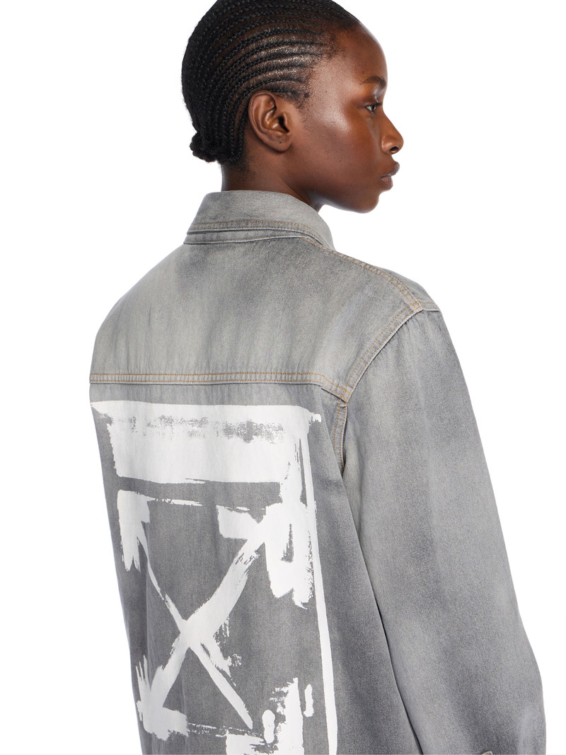 Ink Arrow Denim Shirt Jacket 5