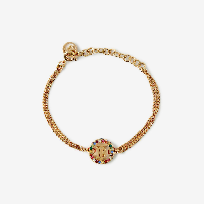 Gold-plated Monogram Motif Bracelet 1