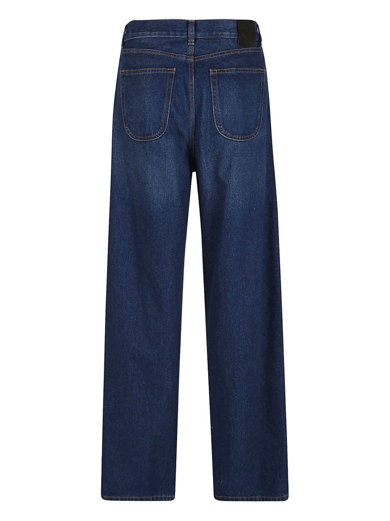 Off-White five-pocket back-patch jeans outlook