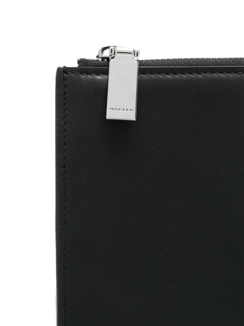 logo-print clutch bag 4