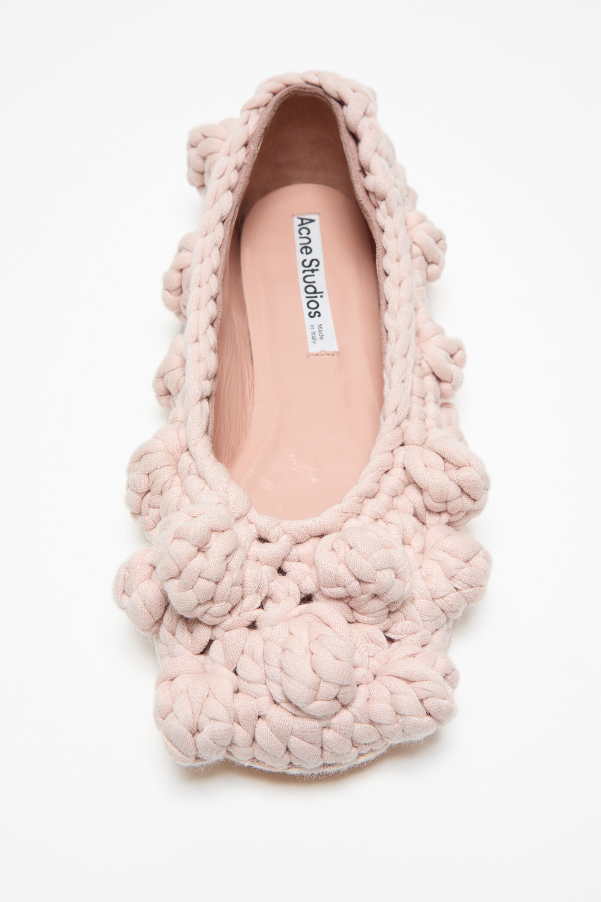 Knit ballet flat - Pink - 5