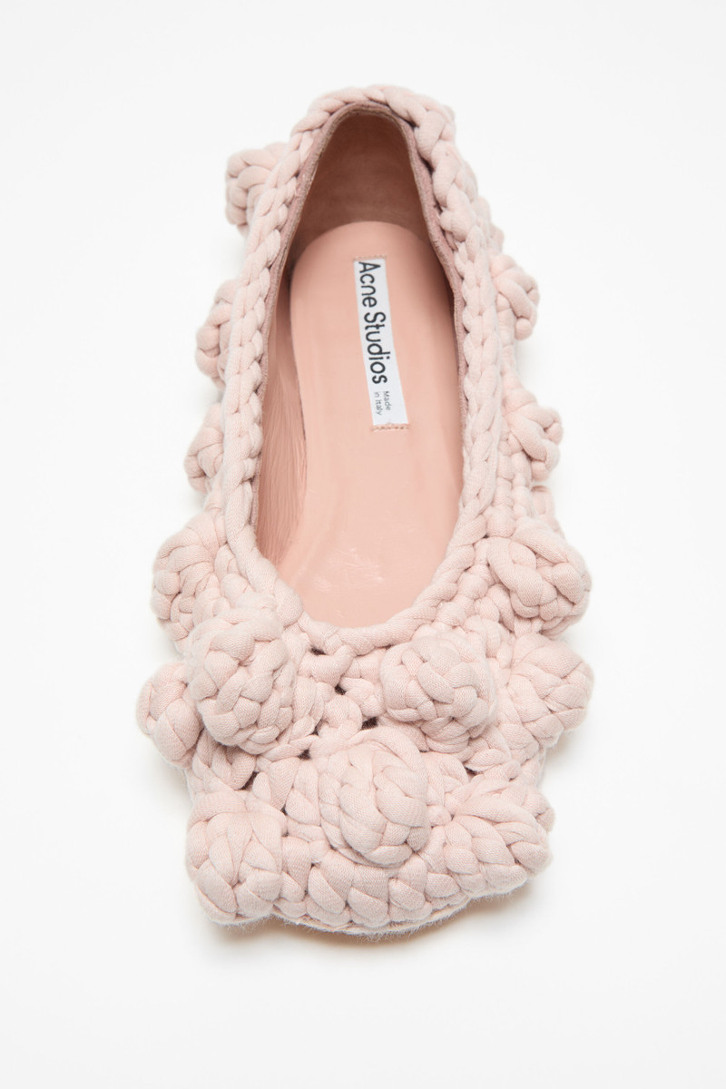 Knit ballet flat - Pink 5
