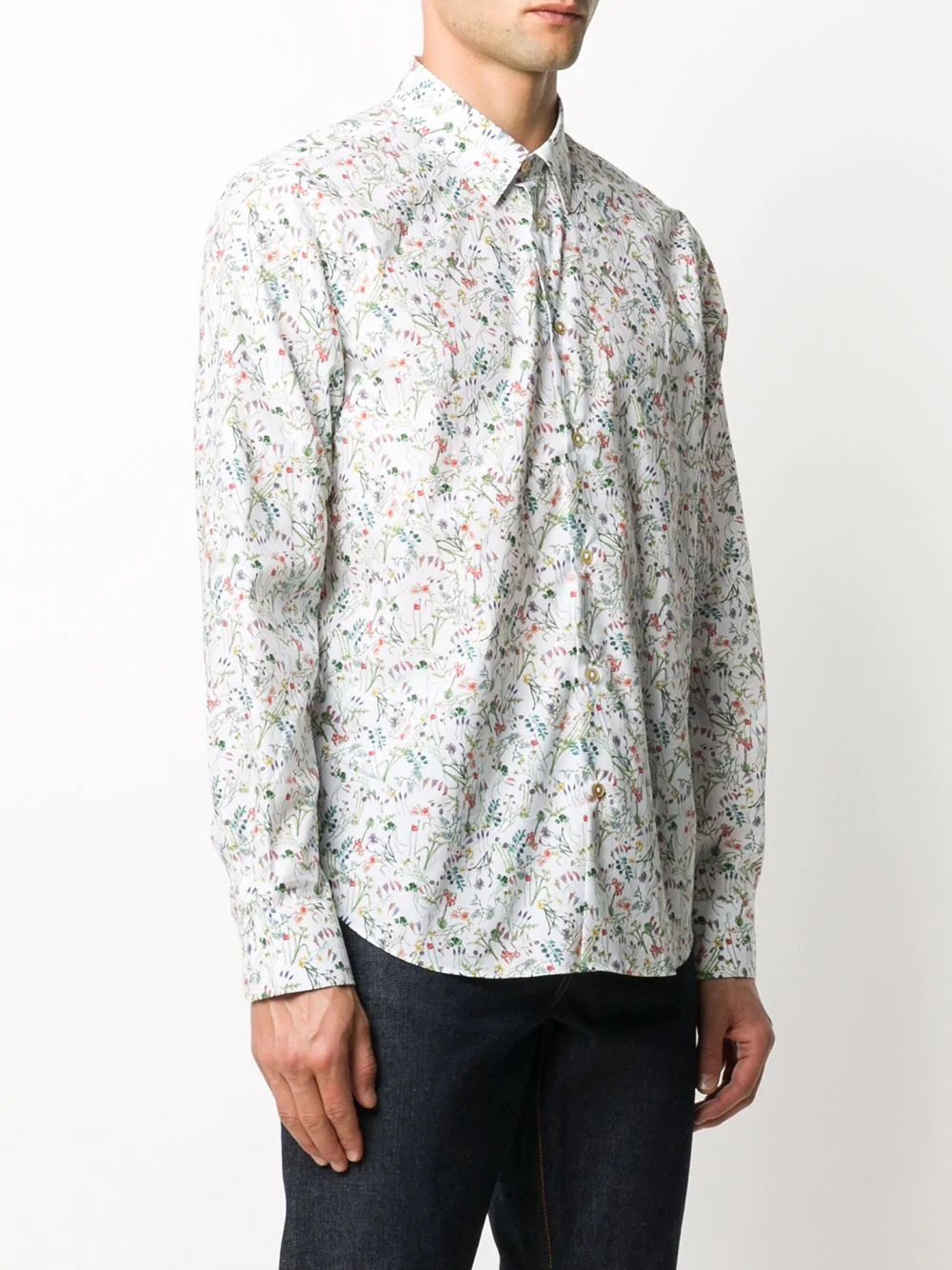 floral print shirt - 3