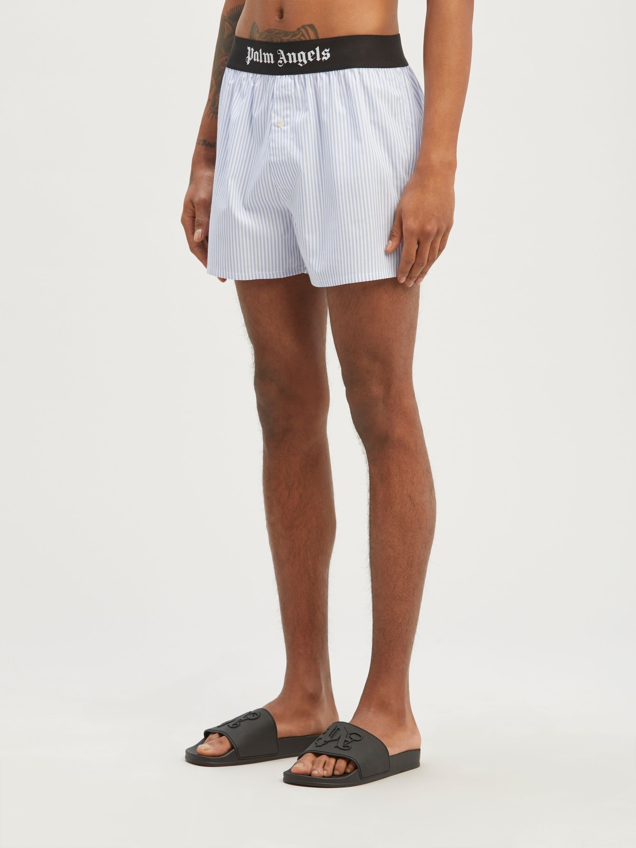 Classic Logo Striped Boxer - 4