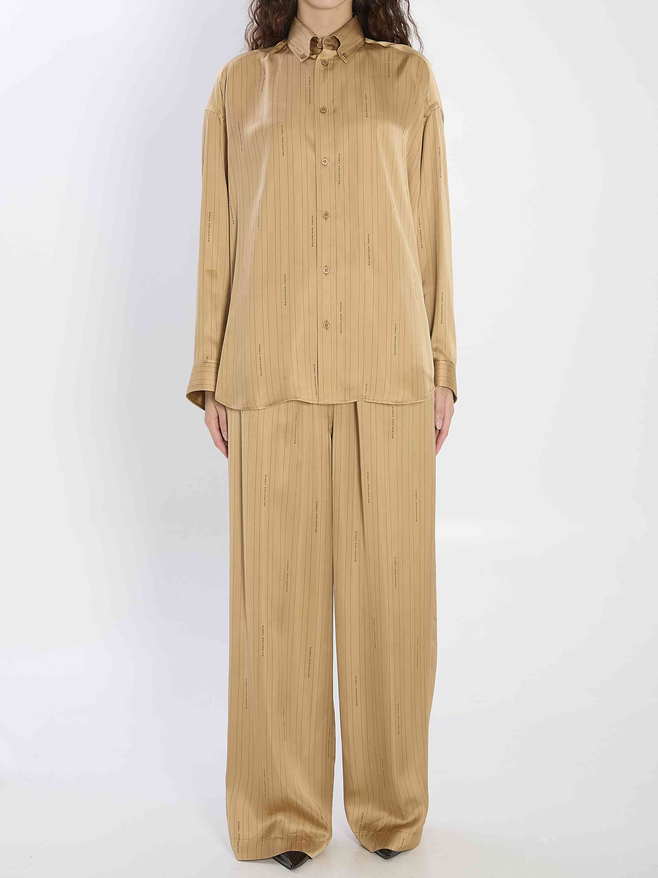 Balenciaga Women Satin Shirt - 5
