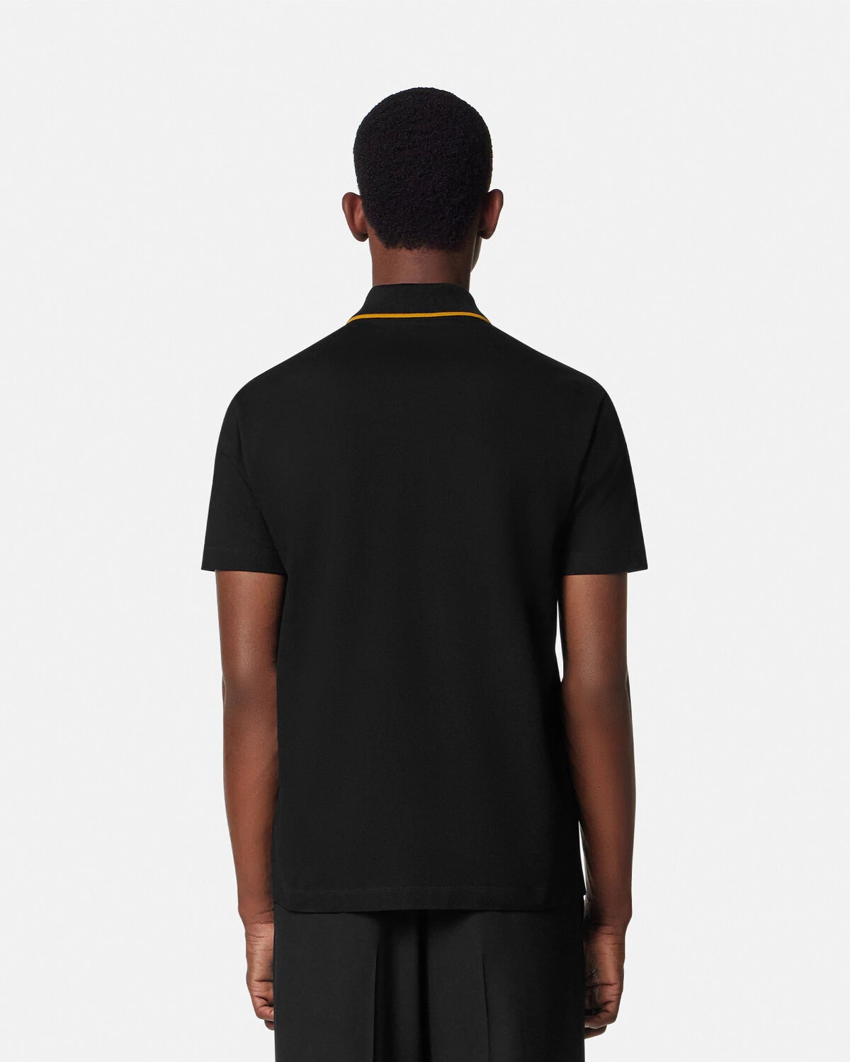 Embroidered Architectural Baroque Polo Shirt - 5