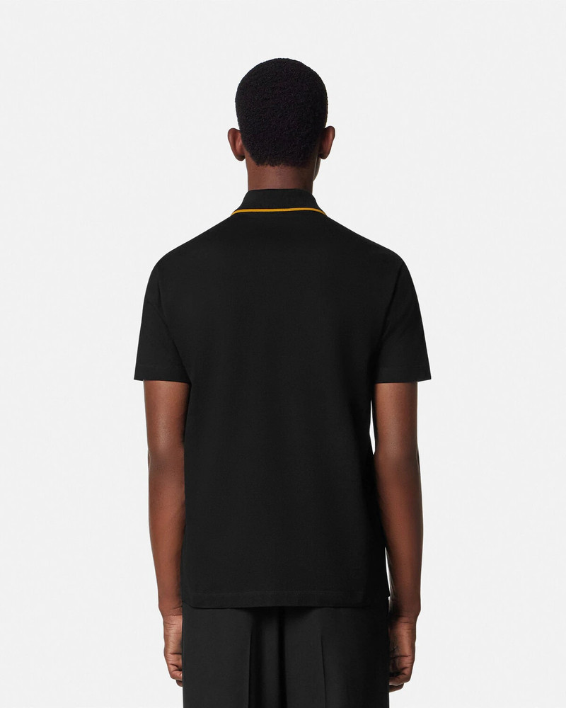 Embroidered Architectural Baroque Polo Shirt 5