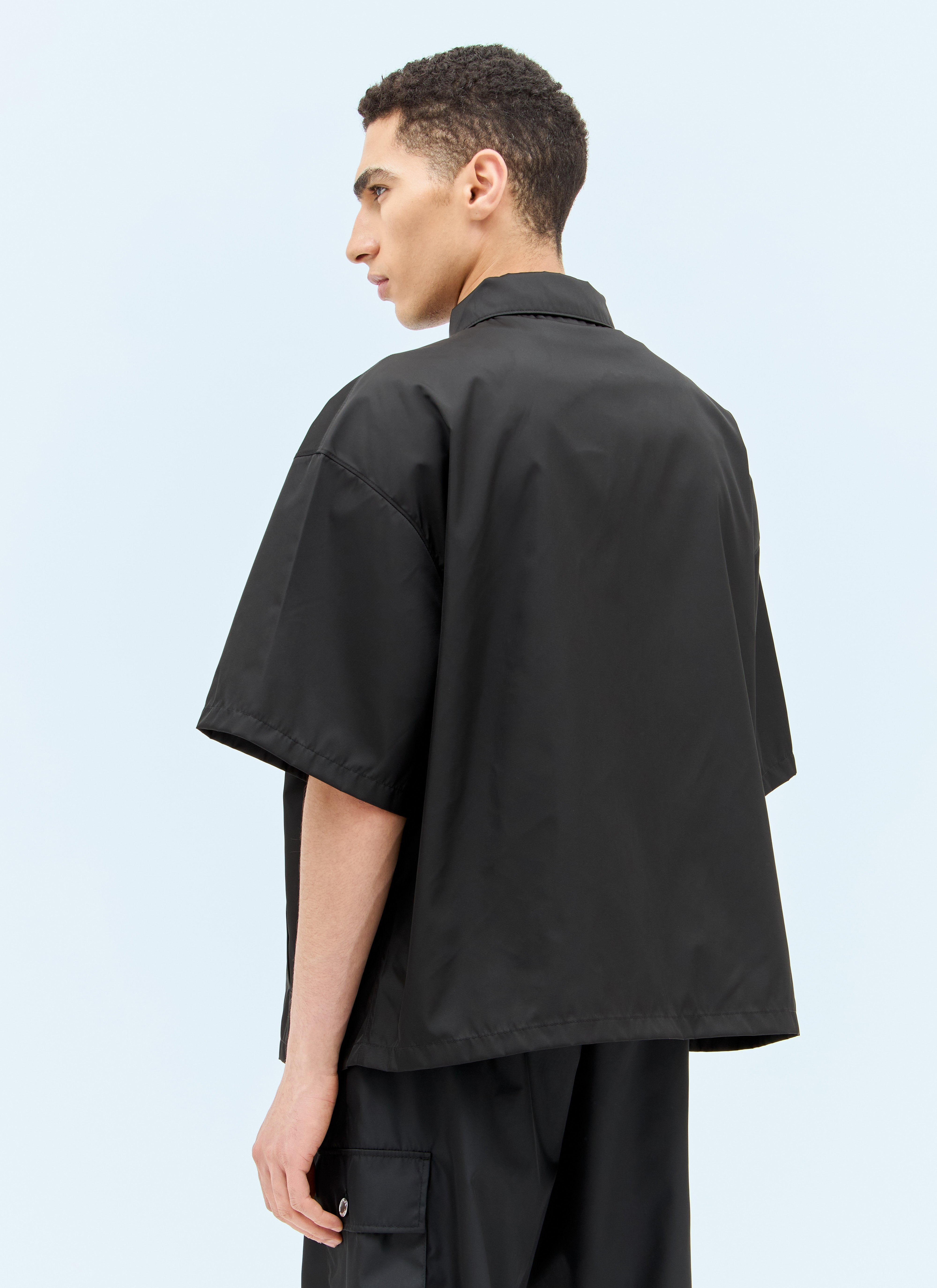 Prada Men Re-Nylon Short Sleeved Shirt - 5