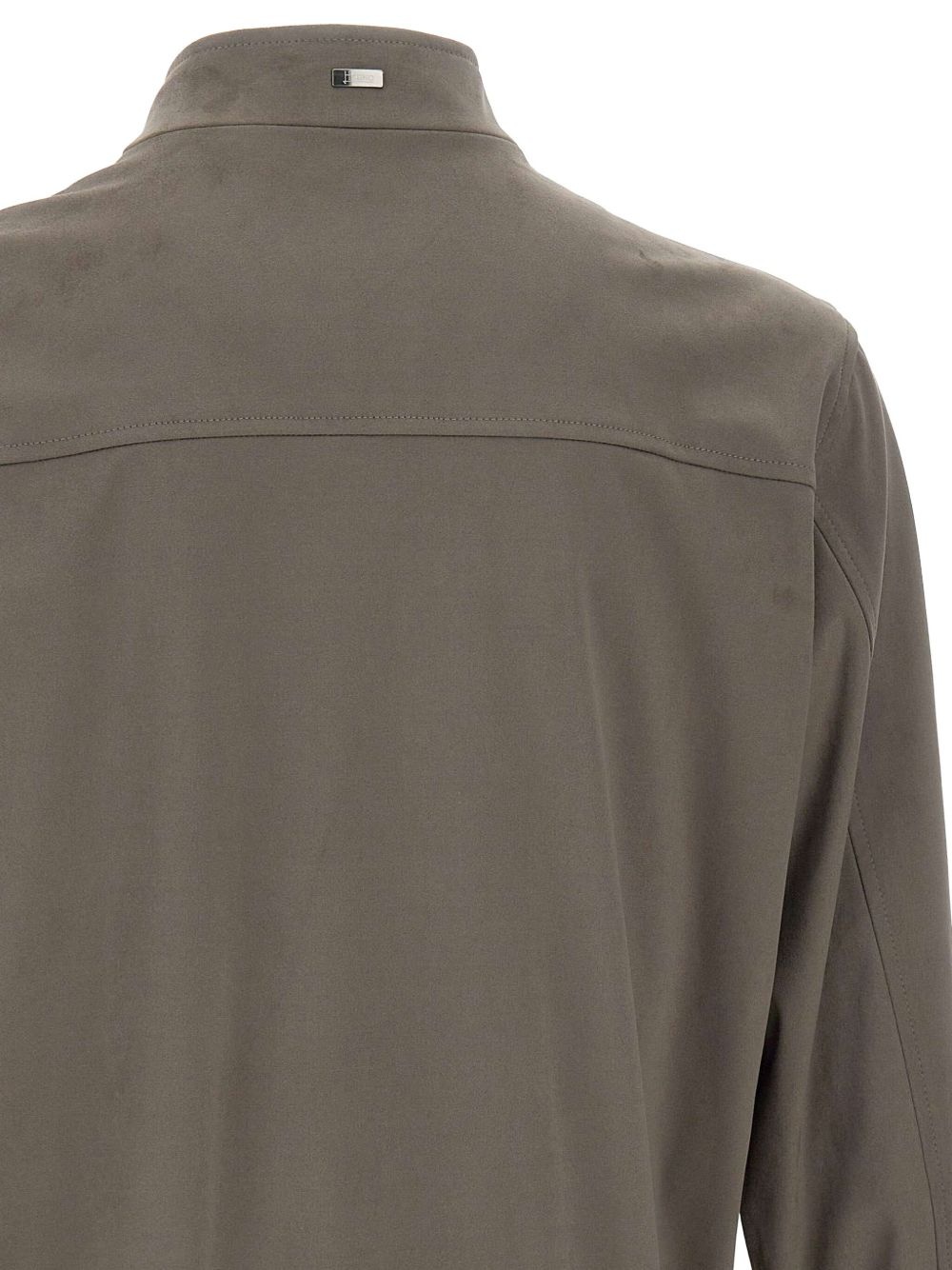 zip-fastening bomber jacket - 6
