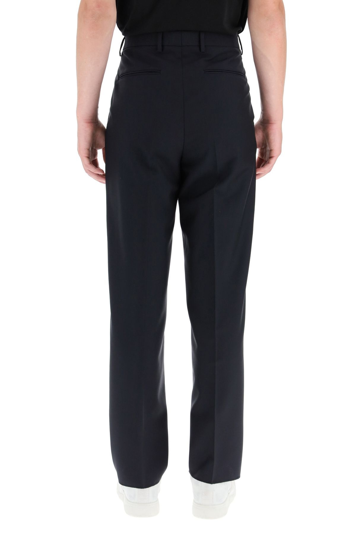 WOOL AND MOHAIR FORMAL TROUSERS - 4