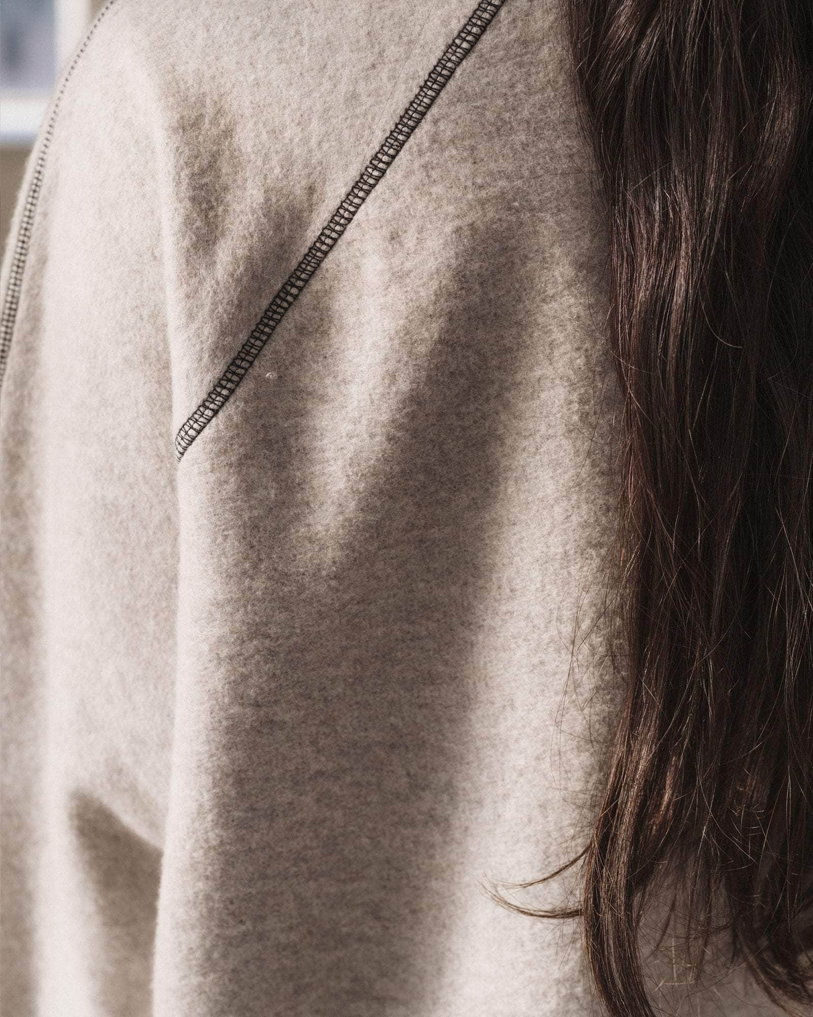 Fold Turtleneck - Recycled Cotton Fleece - 4
