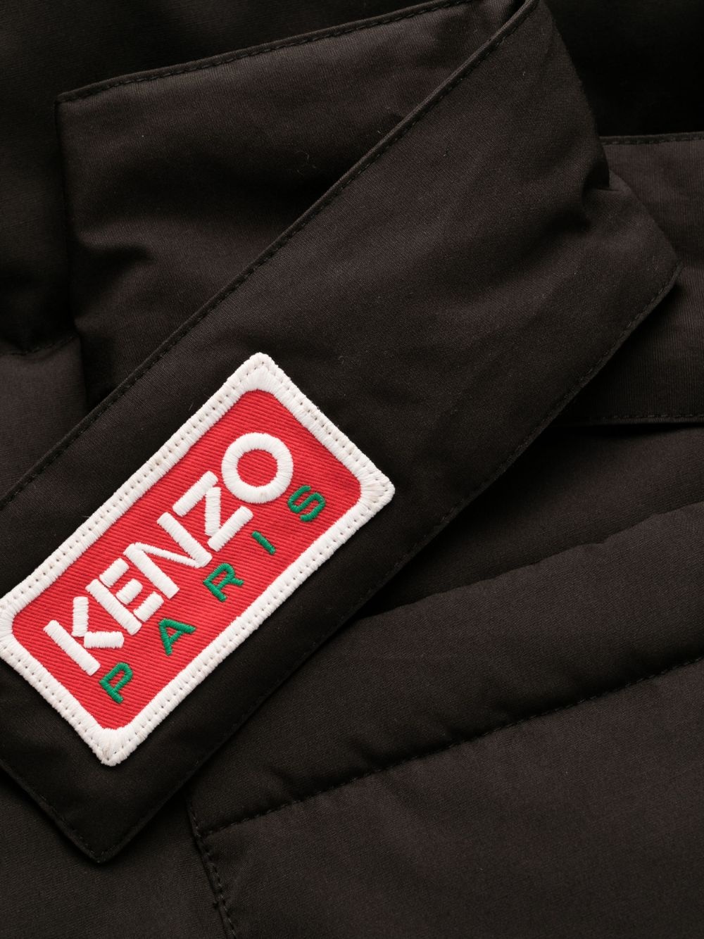 belted wrap down jacket - 4