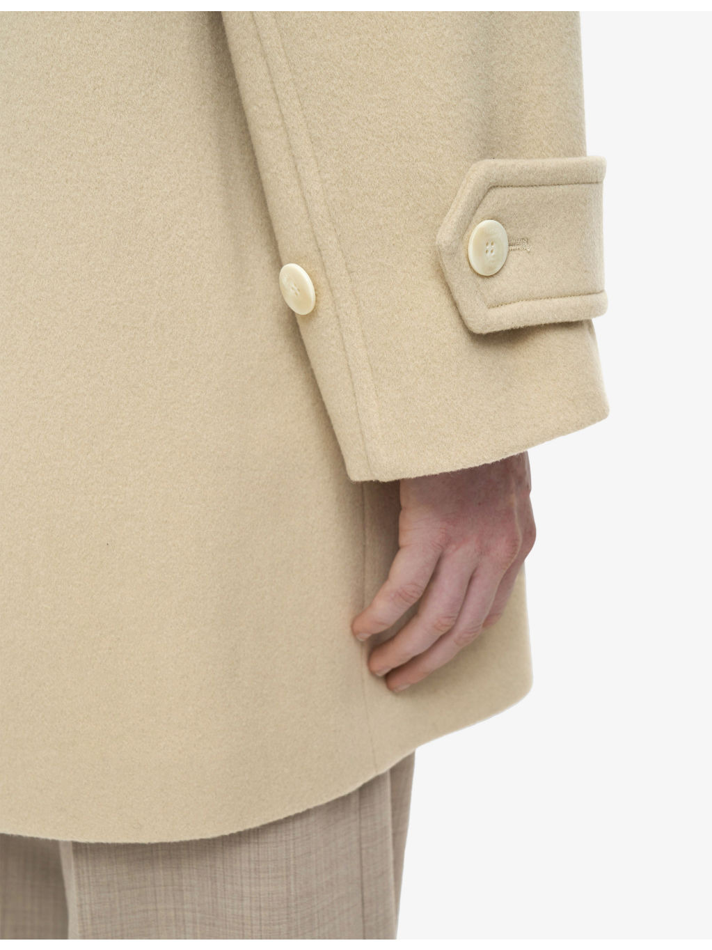 Loti Single-Breasted Wool and Cashmere-Blend Coat - 6