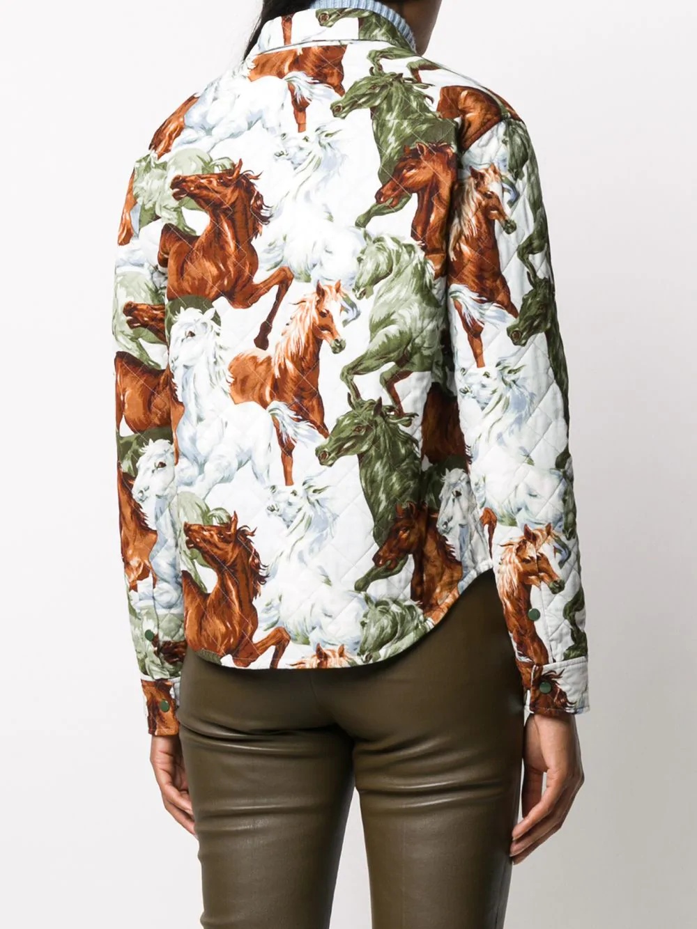 horse-print jacket - 4