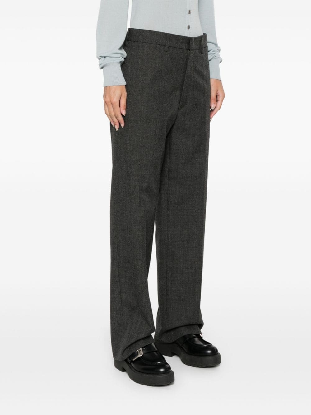 logo-patch trousers - 3
