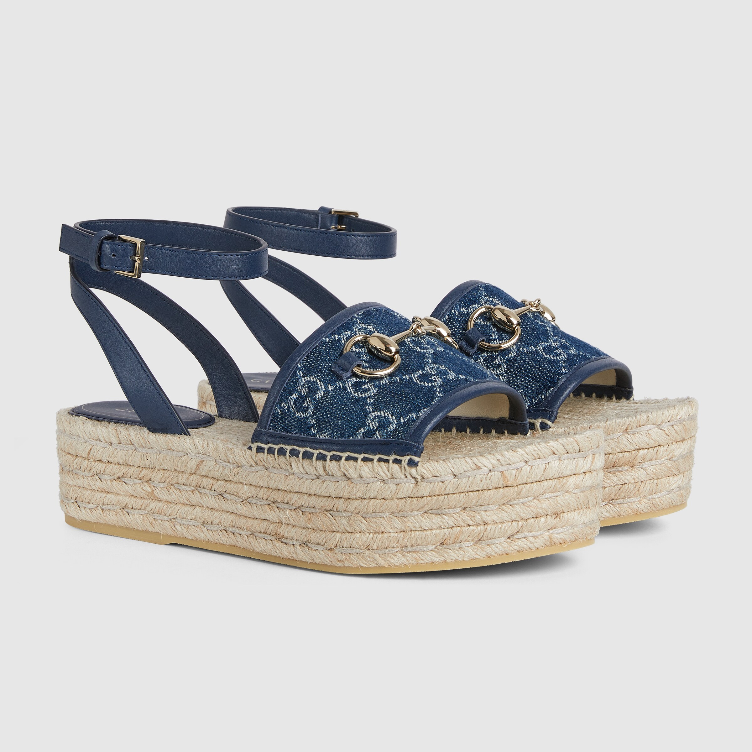 Women's flatform espadrille with Horsebit - 2