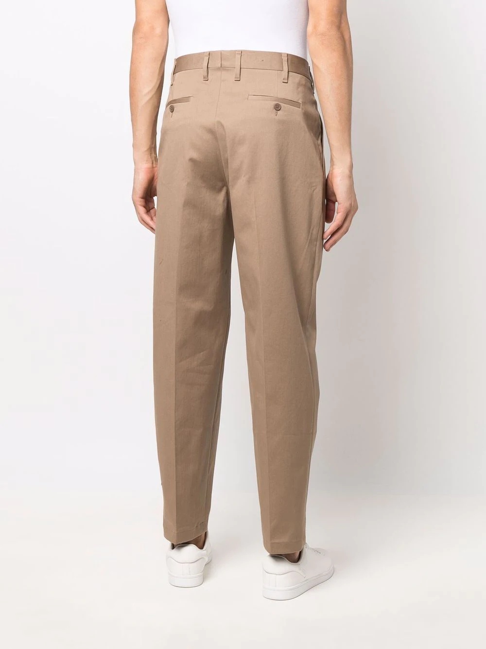 straight-leg tailored trousers - 4