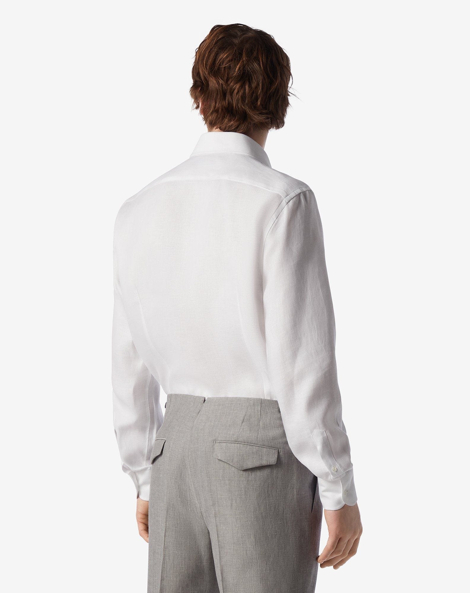 White pure linen shirt - 4