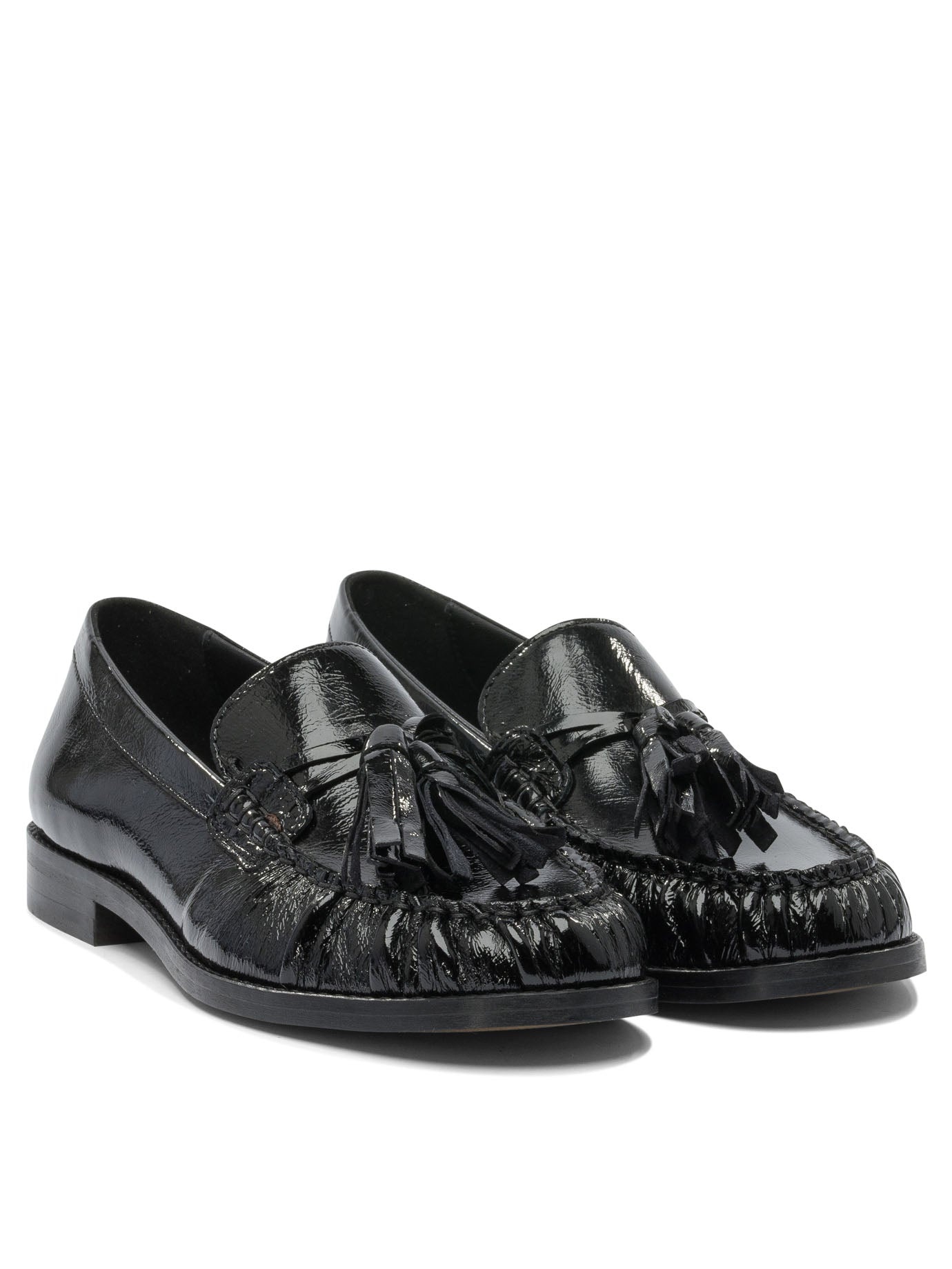 Alohas - Alohas Marietta Onix Black Leather Loafers - 2