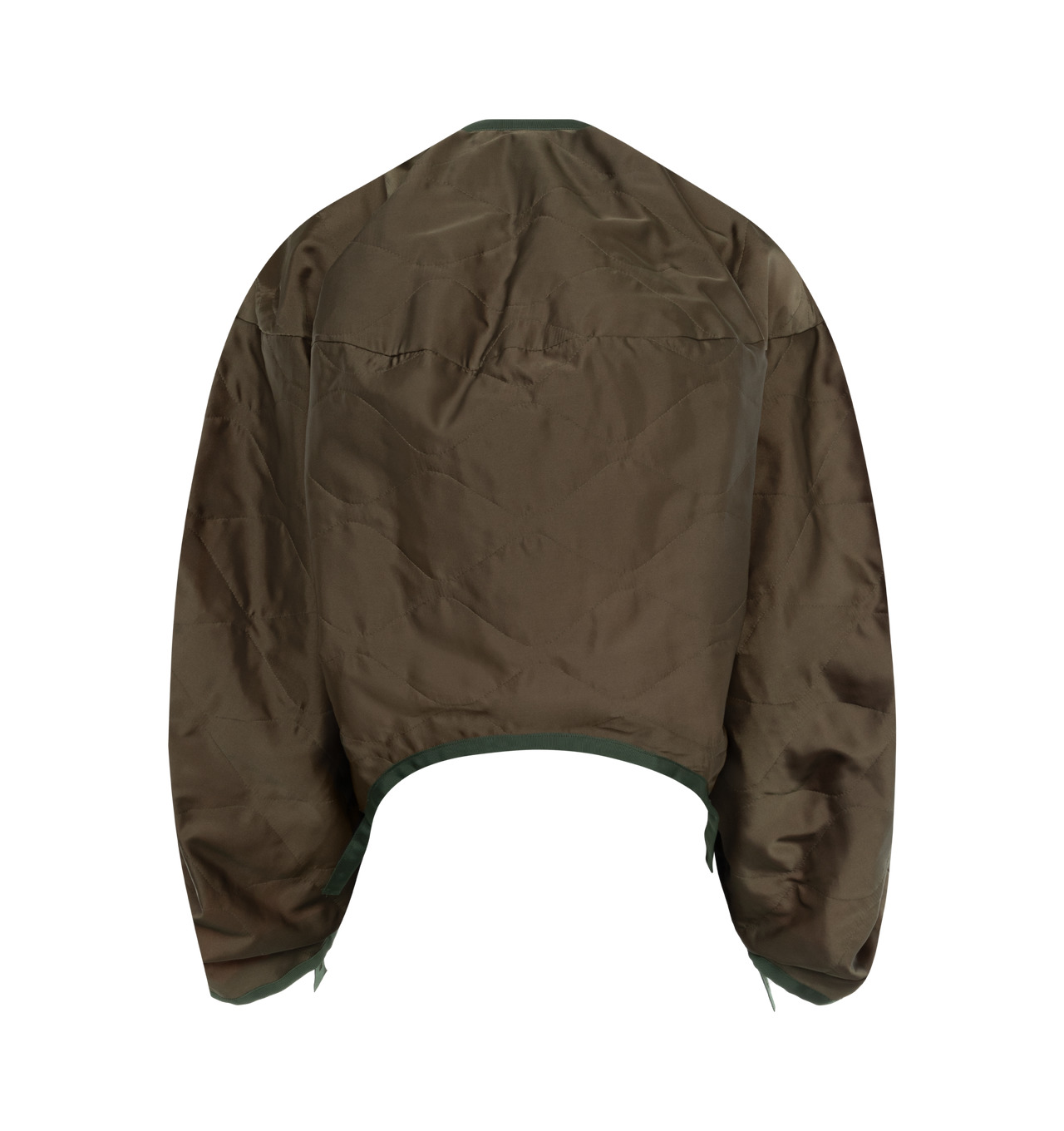 sacai SATIN QUILTED BLOUSON | hirshleifers | REVERSIBLE