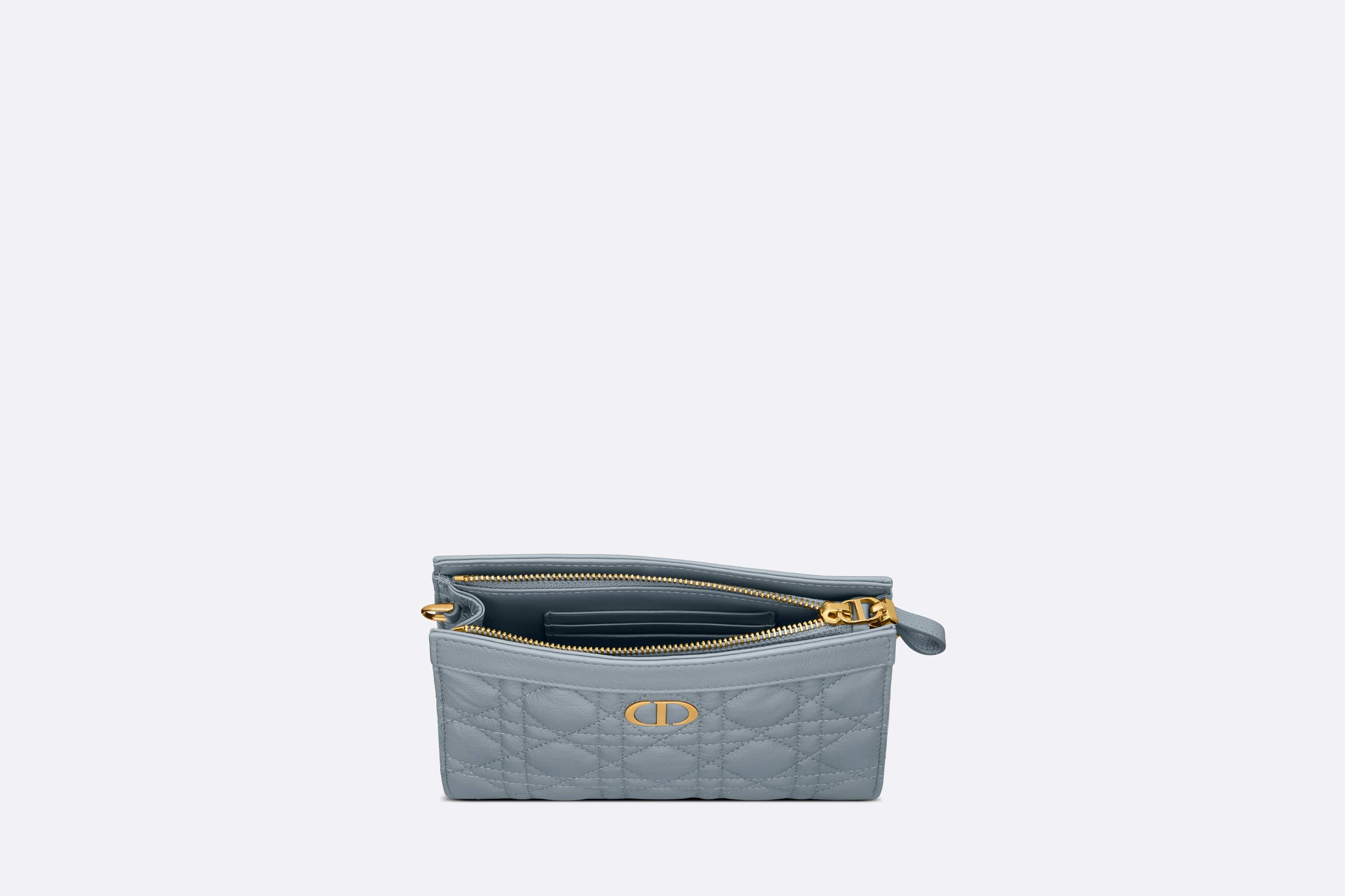 Dior Caro Zipped Pouch with Chain - 3