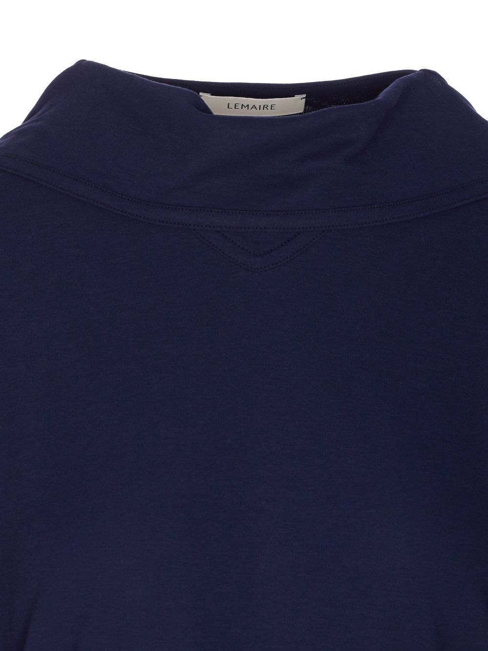 long-sleeve scarf-detail top - 4