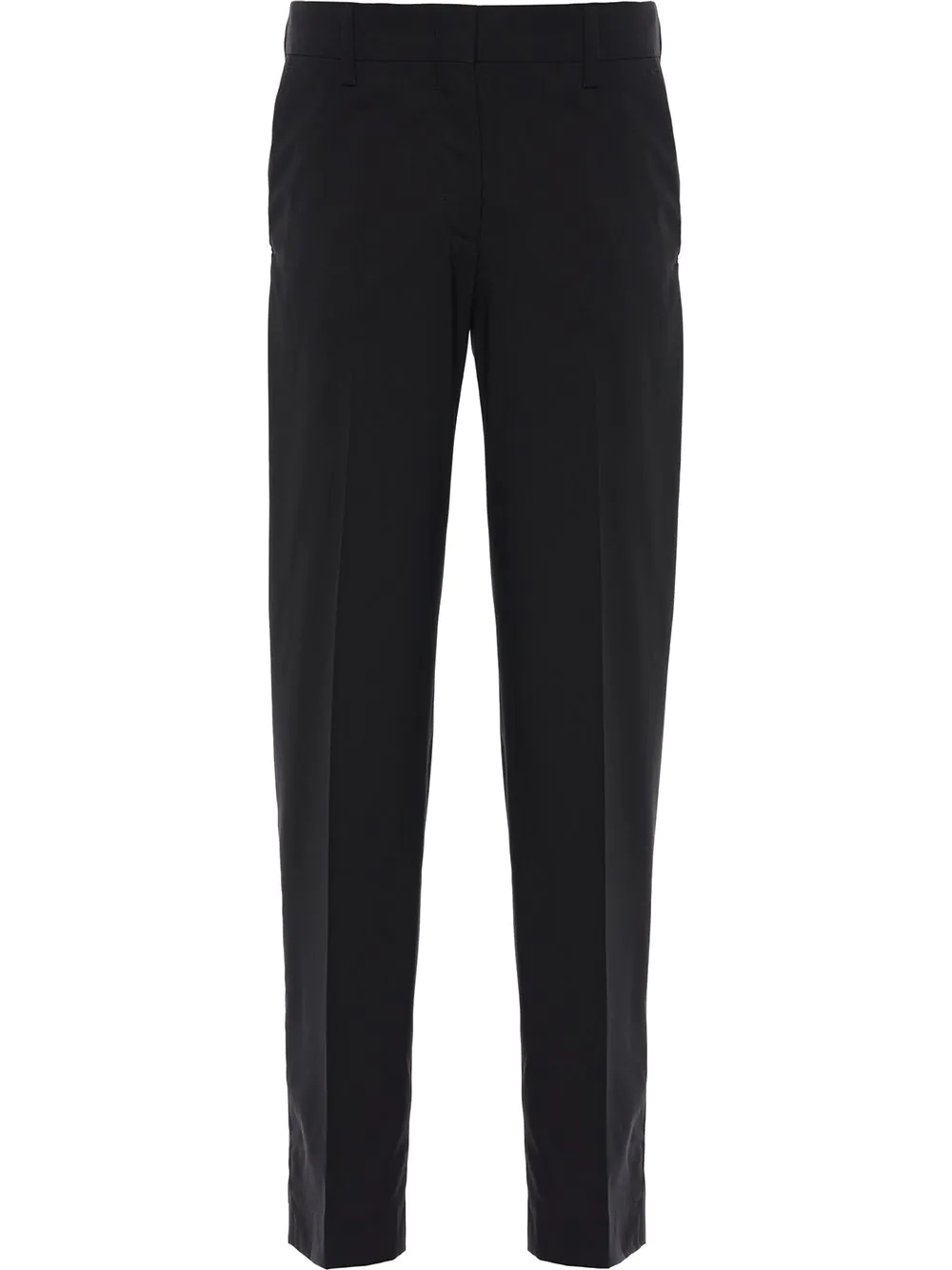 straight wool trousers - 1