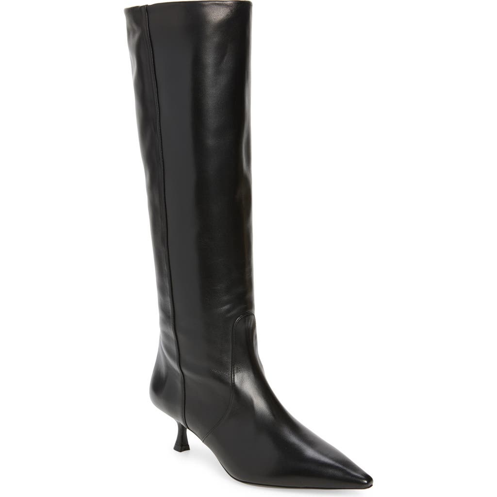 Stuart Weitzman Stuart Weitzman Naomi 50 Boot in Black Lacquered
