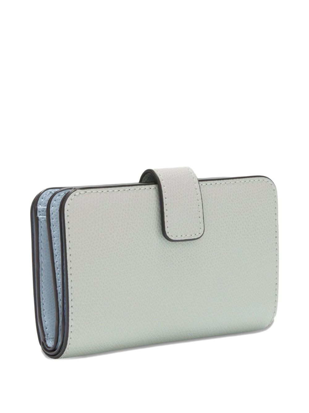 medium Camelia leather flap wallet - 2