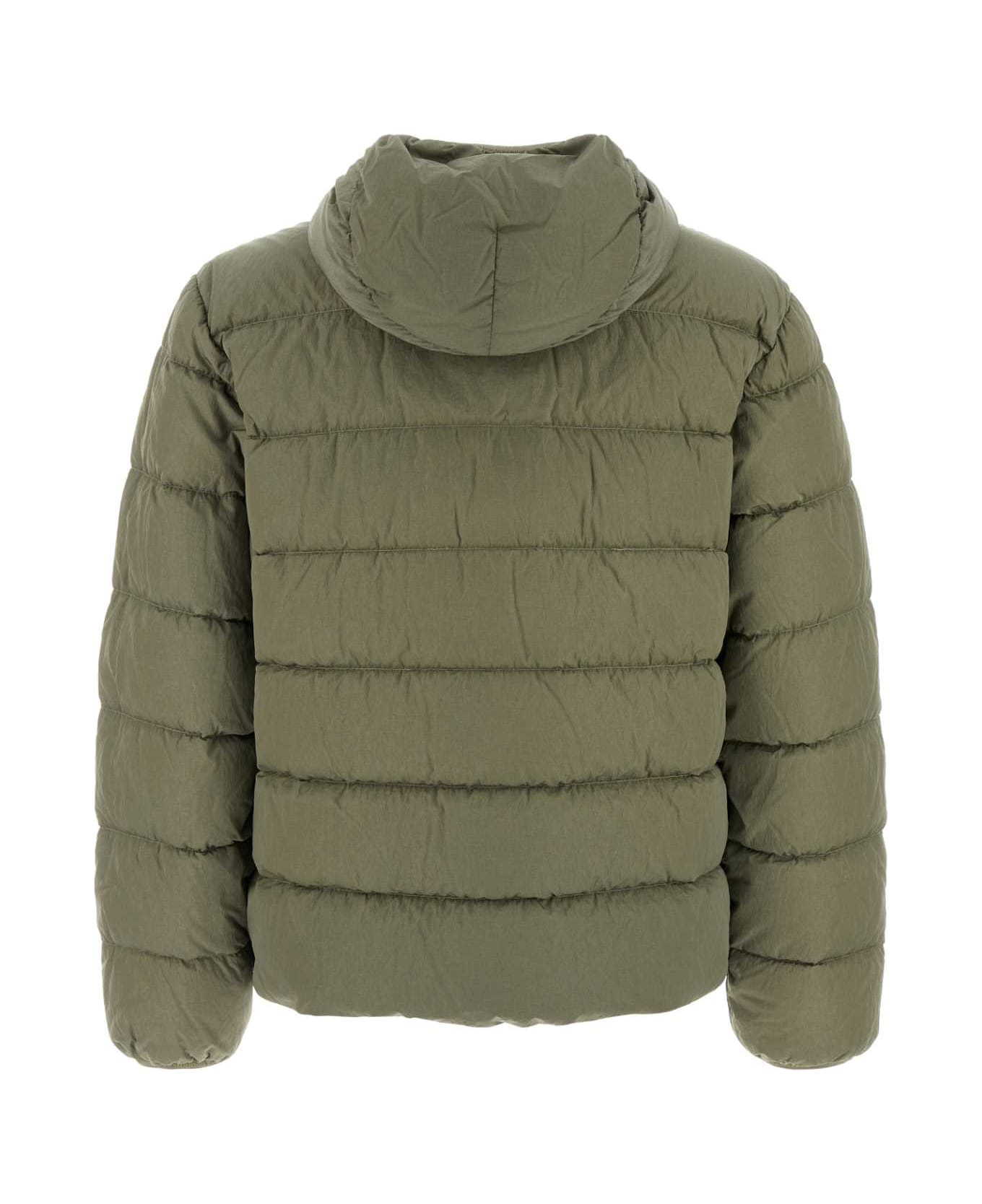 Sage Green Nylon Down Jacket - 2