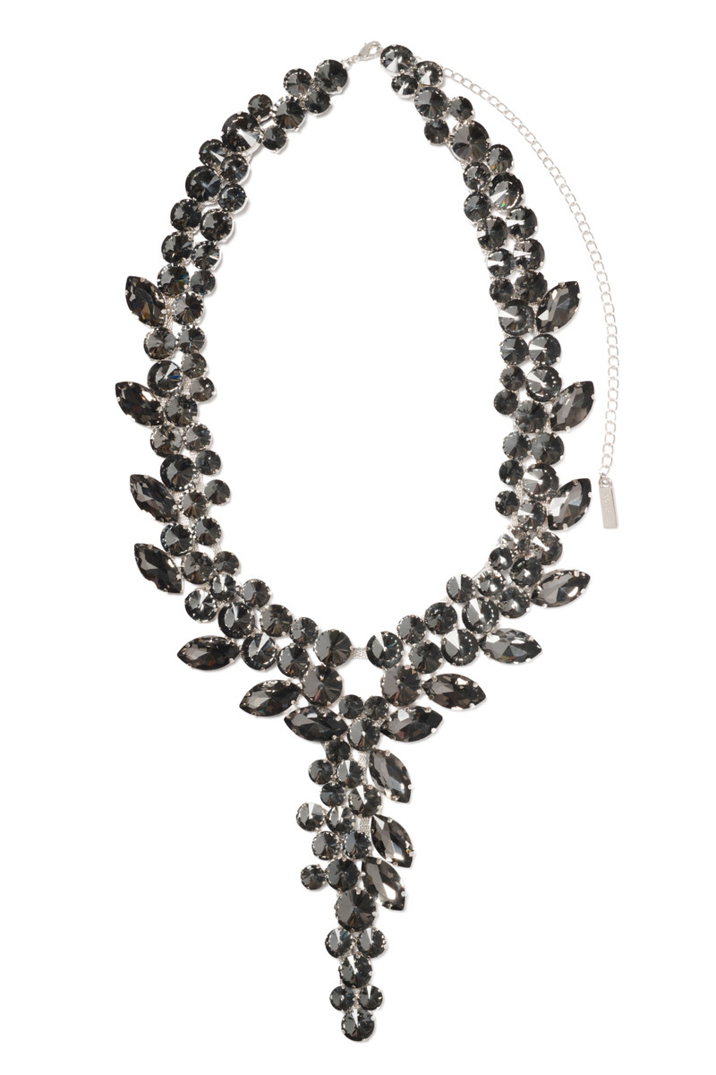 BLACK DIAMOND CHANDELIER NECKLACE 1